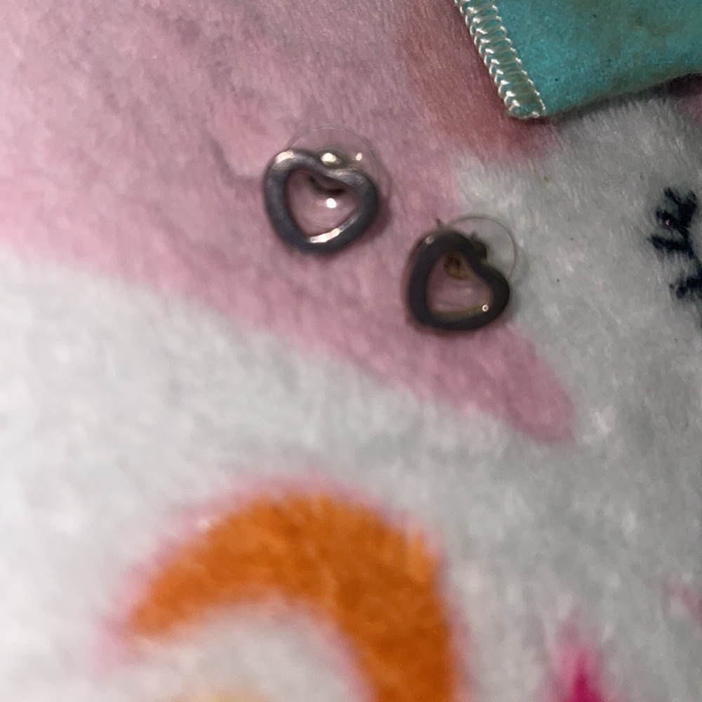 Tiffany and co heart earrings